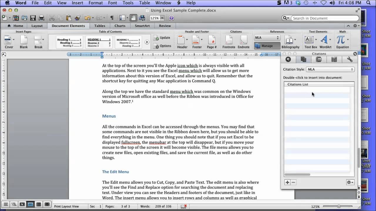 set tabs on word for mac 2011